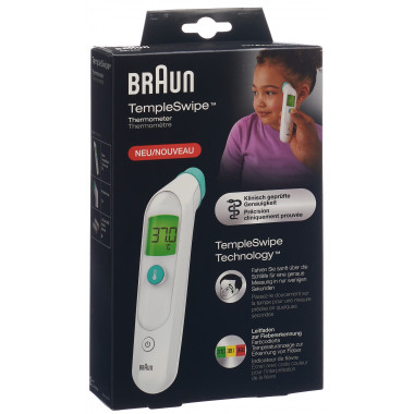 Thermomètre frontal TempleSwipe BST200WE de Braun