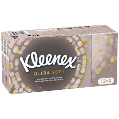 Kleenex ULTRASOFT mouchoirs en papier 12 pièces