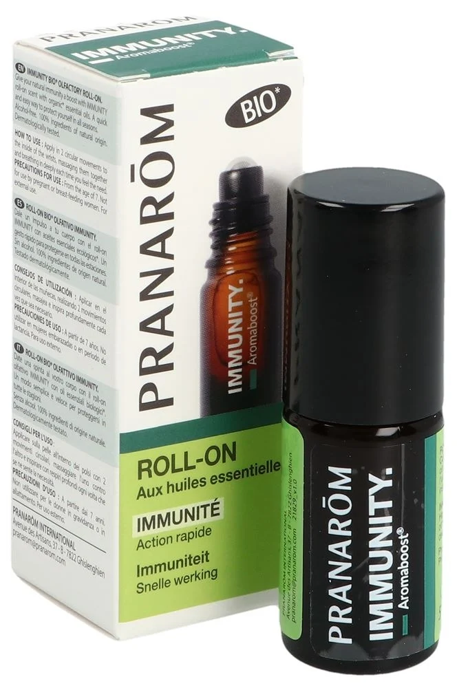 PRANAROM Aromaboost Roll-on Immunité Bio 5 ml