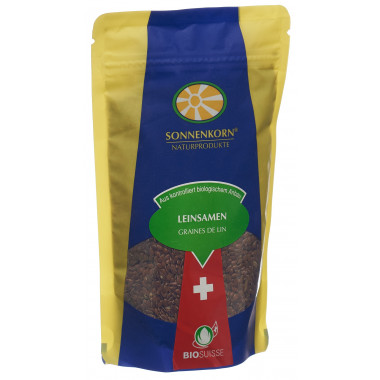 Graines de lin Sonnenkorn Bio Bourgeon 250 g Graines de lin Sonnenkorn Bio Bourgeon 250 g