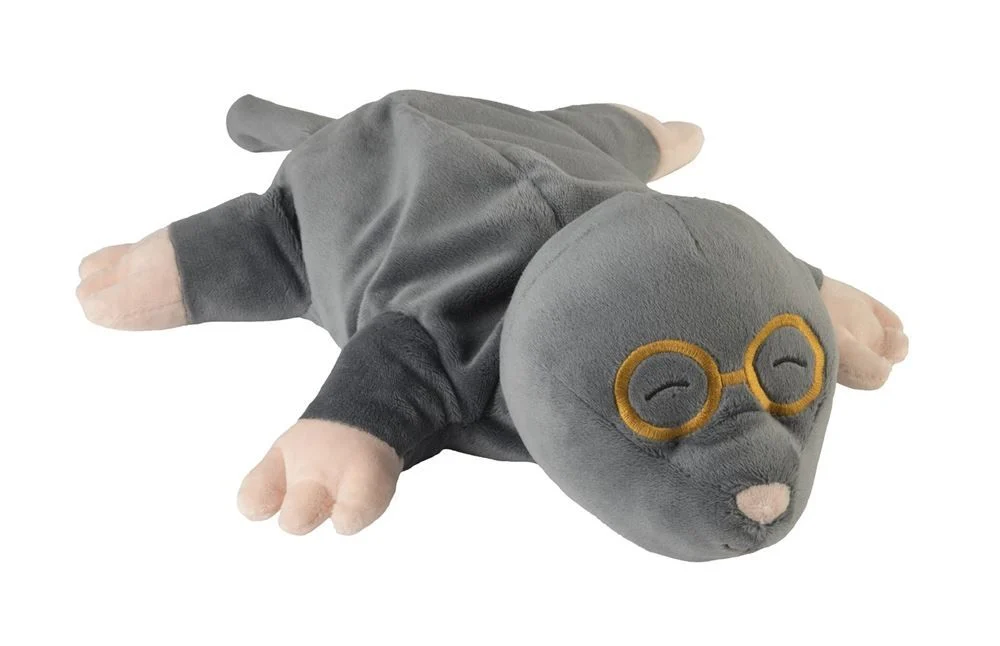 Warmies® Peluche chauffante taupe endormie Warmies® Peluche chauffante taupe endormie