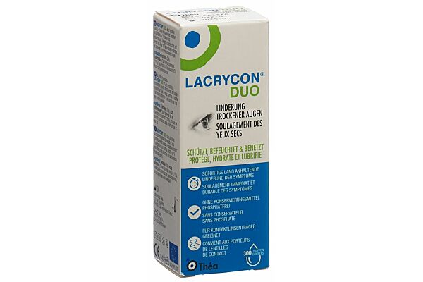 LACRYCON DUO Gouttes pour les yeux (10ml) LACRYCON DUO Gouttes pour les yeux (10ml)