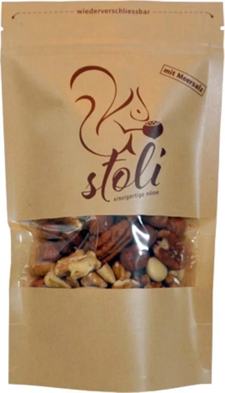 STOLI Mélange de noix deluxe avec sel de mer Btl 175g