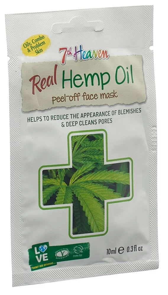 7TH HEAVEN Real Hemp Oil Peel-off Mask Btl 10ml