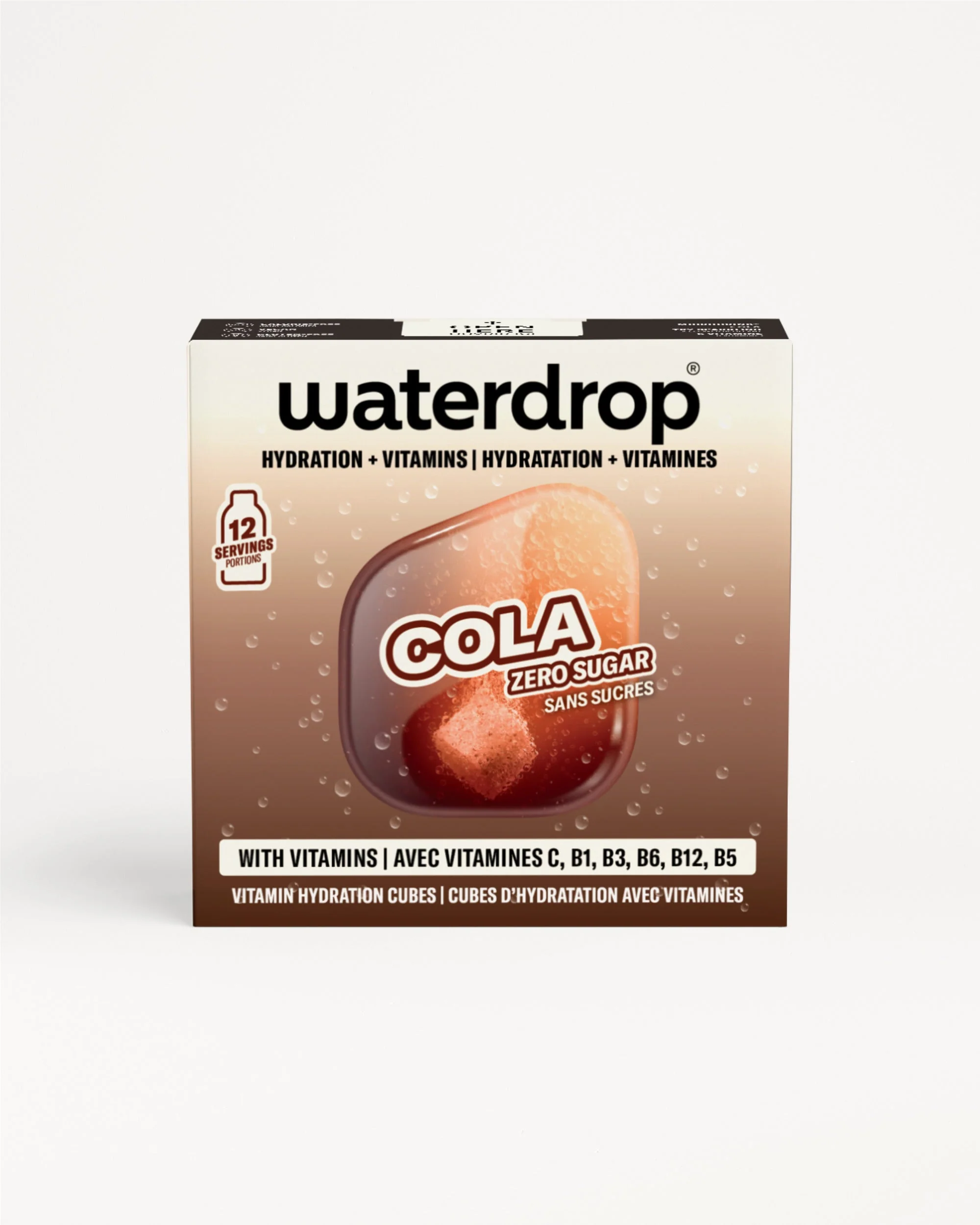 WATERDROP Cola sans sucre boîte 24g