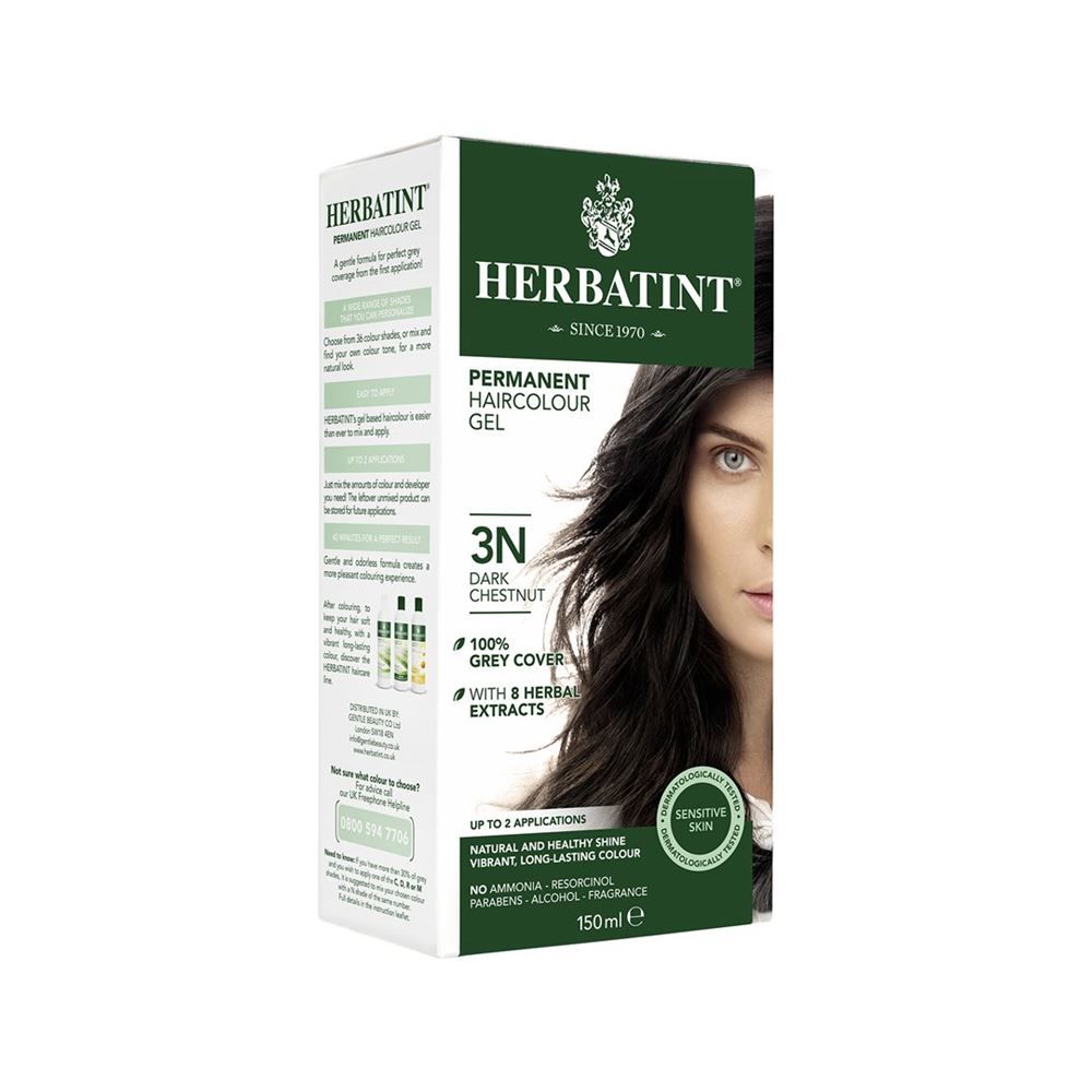 HERBATINT Gel colorant pour cheveux 3N Dunkl Kastanienbr 150ml HERBATINT Gel colorant pour cheveux 3N Dunkl Kastanienbr 150ml