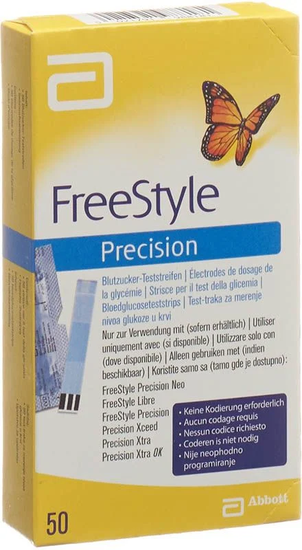 Bandelettes de test ABBOTT FREESTYLE Precision (n) 50 pièces