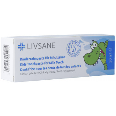 Livsane dentifrice pour enfants pour dents de lait 50ml Livsane dentifrice pour enfants pour dents de lait 50ml