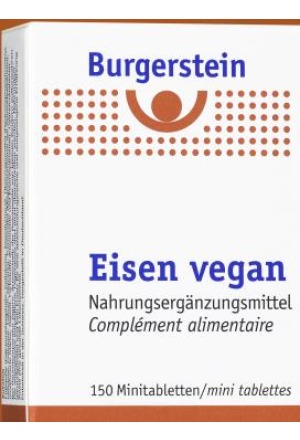 Comprimés de fer Burgerstein végétaliens 150 pièces Comprimés de fer Burgerstein végétaliens 150 pièces