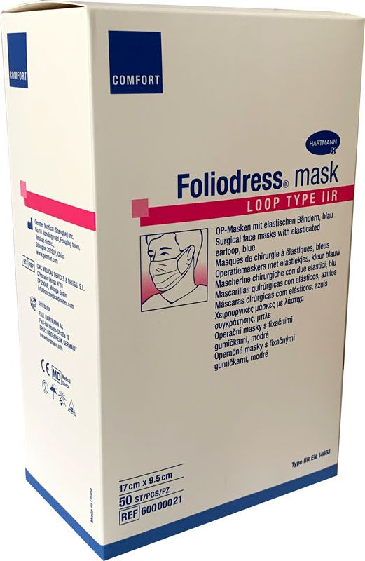 Foliodress Mask Loop type IIR 50 pièces