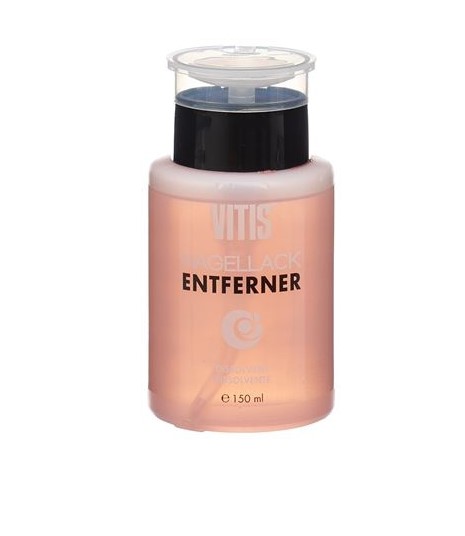 Vitis dissolvant pour vernis à ongles à l'acétone et aux huiles avec pompe 150ml Vitis dissolvant pour vernis à ongles à l'acétone et aux huiles avec pompe 150ml
