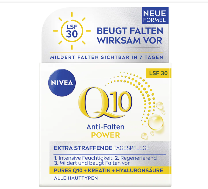 Nivea Q10 Power Anti-Fal Stracr Jour SPF30 50ml Nivea Q10 Power Anti-Fal Stracr Jour SPF30 50ml