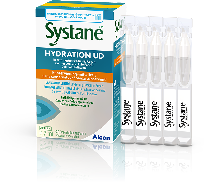 Systane Hydration UD, gouttes lubrifiantes, 30 x 0,7 ml
