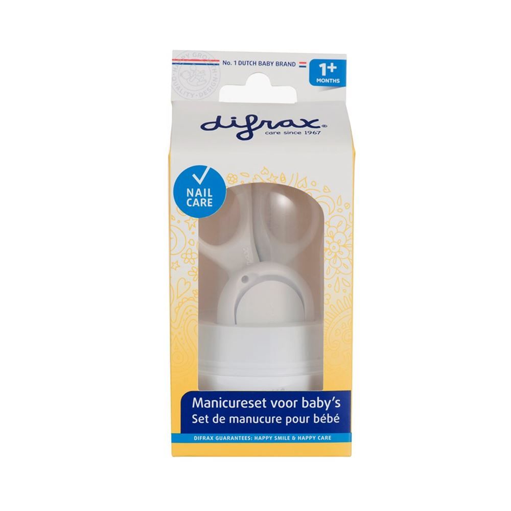 Difrax Set d'ongles Deluxe ciseaux lime coupe-ongles