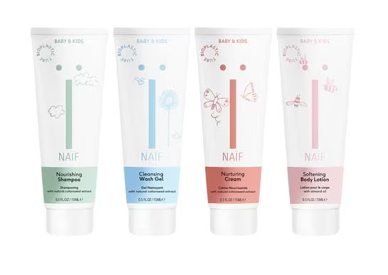 Naïf The Mini Set bébé voyage 4x travel size product 15ml