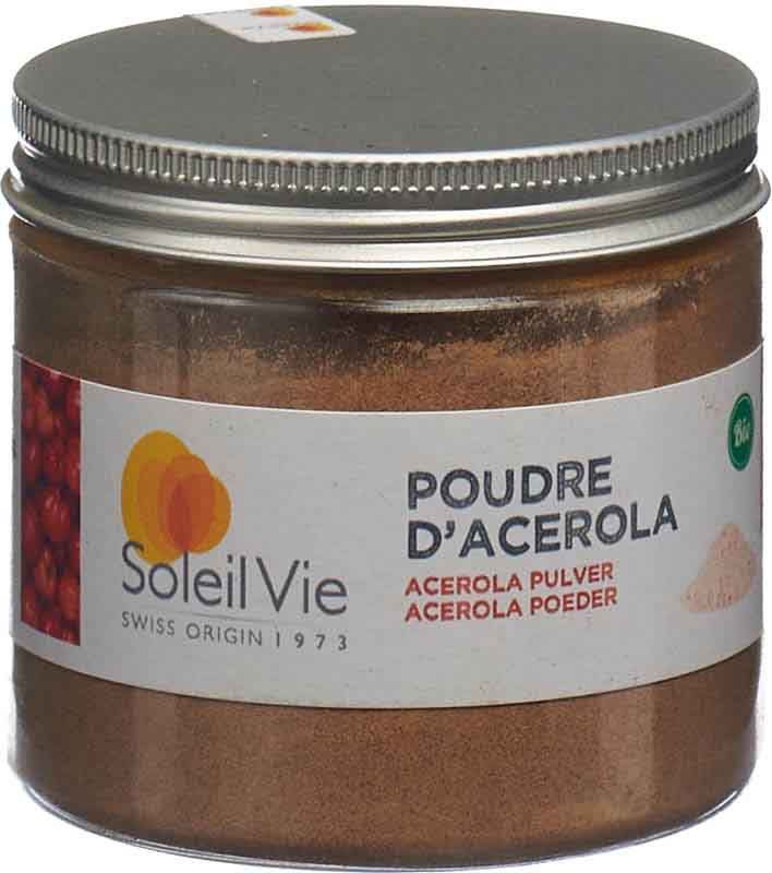 Soleil Vie poudre d'acérola bio 140g Soleil Vie poudre d'acérola bio 140g