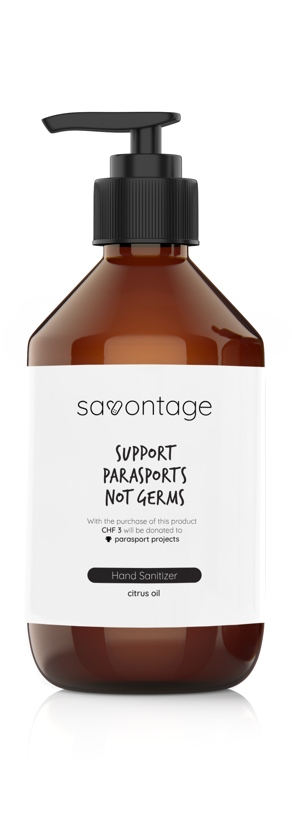 Savontage Citrus huile désinfectante pour les mains 500ml (bouteille en verre) Savontage Citrus huile désinfectante pour les mains 500ml (bouteille en verre)