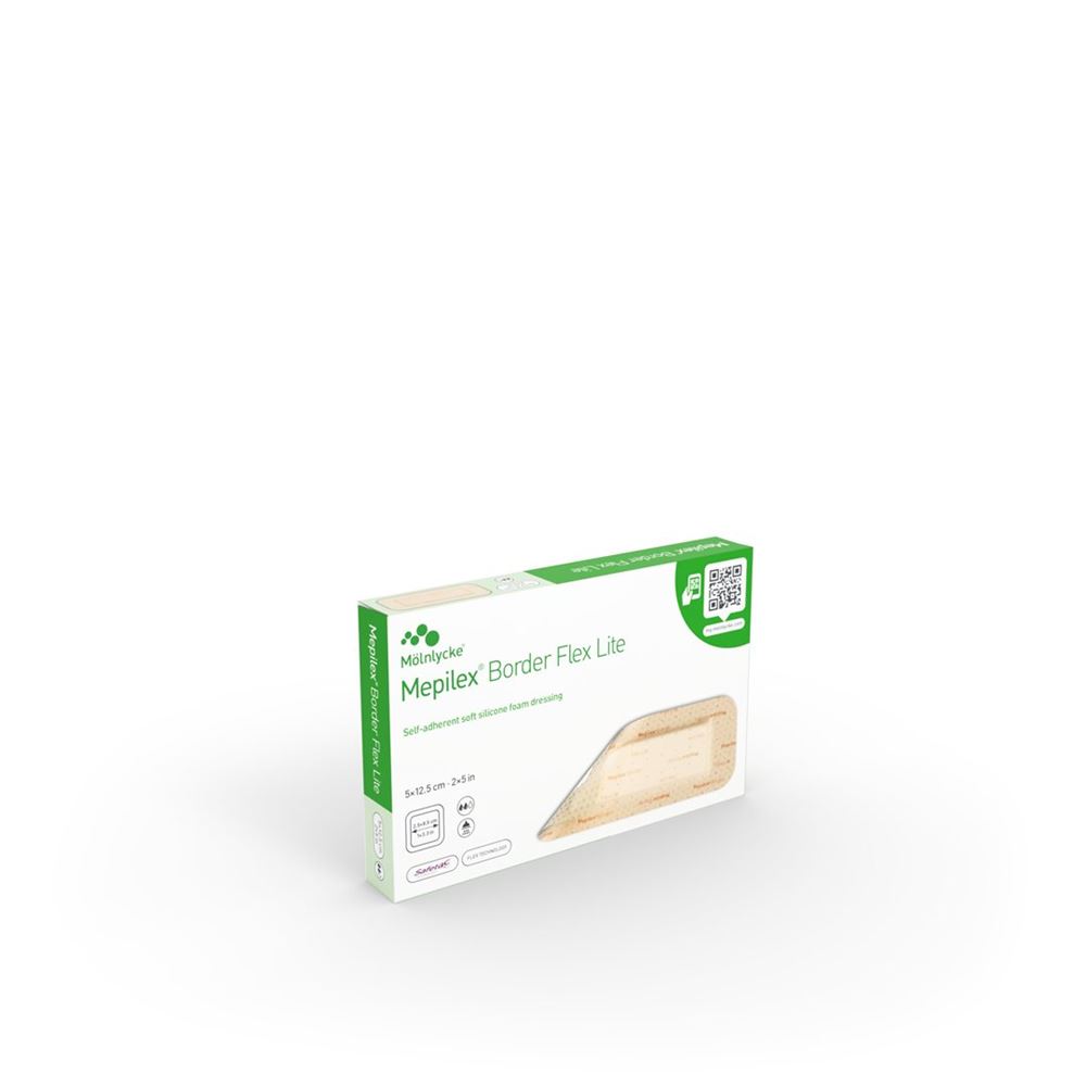 Mepilex Border Flex Lite 5x12.5cm 5 pièces