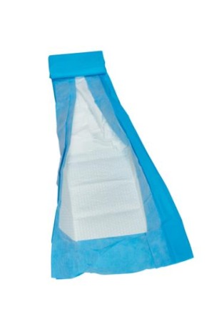 ALLESET Champ de table d'opération Premium 102x229cm Allesorb en 2 parties longues avec liftsheet 40 pces