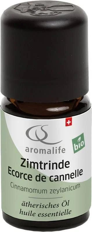 AromaSan Cannelle Écorce Huile essentielle en boîte Bio 5ml