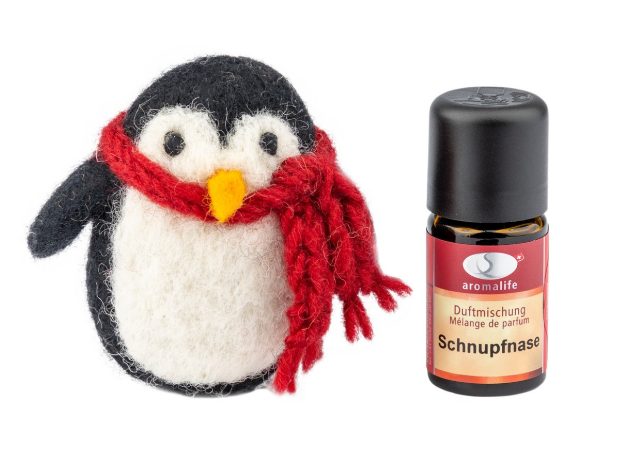 AROMALIFE Coffret cadeau feutre pingouin parfum snif AROMALIFE Coffret cadeau feutre pingouin parfum snif