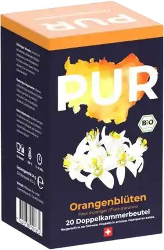 PUR Thé de fleurs d'oranger Btl 20 pièces PUR Thé de fleurs d'oranger Btl 20 pièces