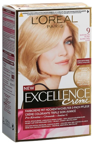 EXCELLENCE Color Creme Triple Protection blond clair 9