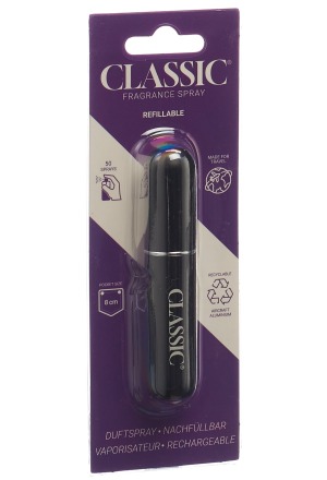 CLASSIC Spray parfumé rechargeable noir