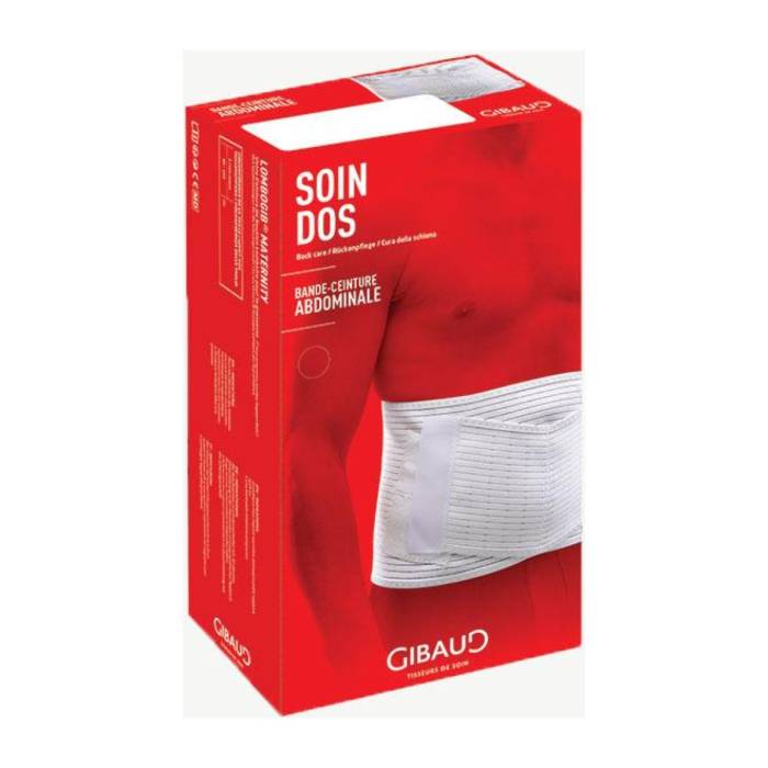 GIBAUD Ceinture de soutien abdominal Gr3 98-108cm blanc GIBAUD Ceinture de soutien abdominal Gr3 98-108cm blanc