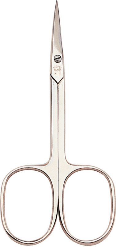 Ciseaux à peau Nippes 9cm pointus nickelés