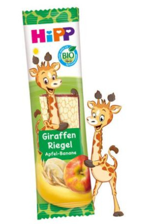Barre Hipp Girafes Pomme Banane 23g