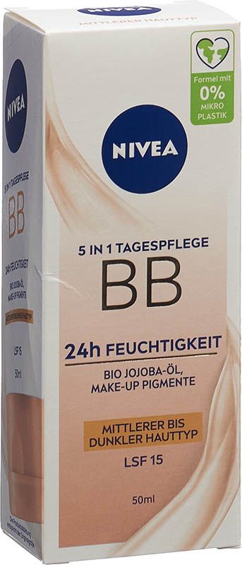 Nivea 5in1 Soin de Jour BB Moyen SPF15 Tb 50ml Nivea 5in1 Soin de Jour BB Moyen SPF15 Tb 50ml