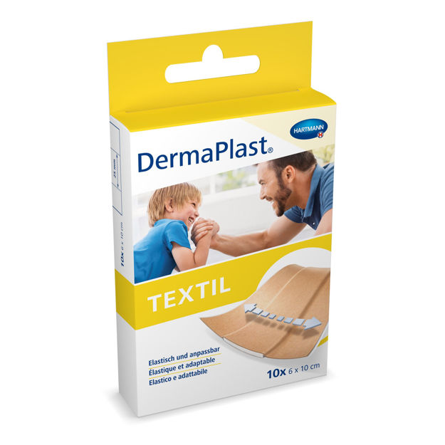Dermaplast Pansement rapide textile 6x10cm 10 pièces Dermaplast Pansement rapide textile 6x10cm 10 pièces