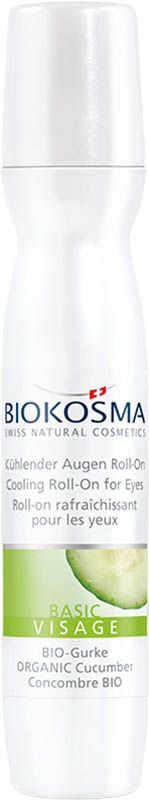 BIOKOSMA BASIC Visage rafraîchissant yeux roll-on 15ml