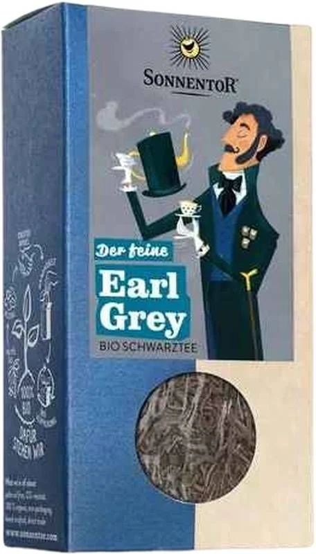 SONNENTOR thé noir Earl Grey ouvert BIO Btl 90g SONNENTOR thé noir Earl Grey ouvert BIO Btl 90g