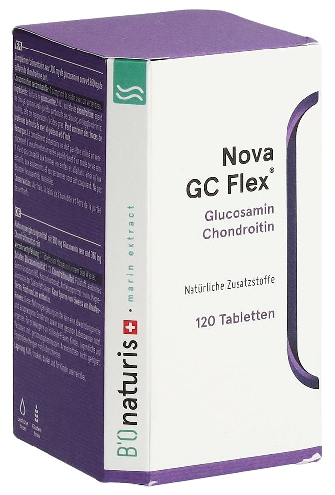 NOVA GC FLEX Glucosamine + Chondroïtine en comprimés 120 pièces
