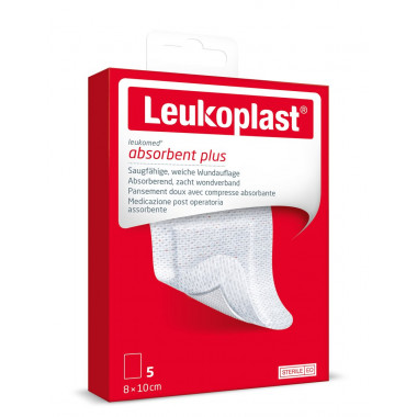 Leukoplast Leukomed 8x10cm stérile 5 pièces Leukoplast Leukomed 8x10cm stérile 5 pièces