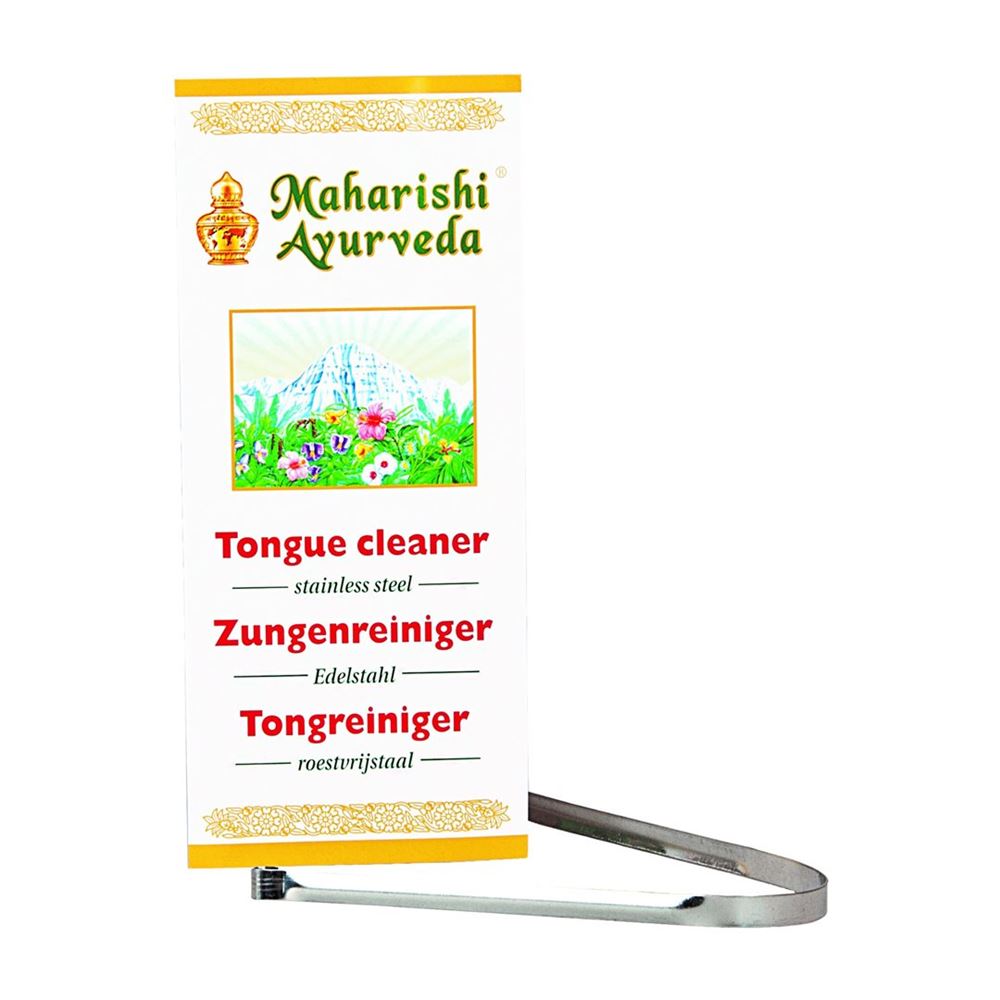 MAHARISHI AYURVEDA gratte-langue acier