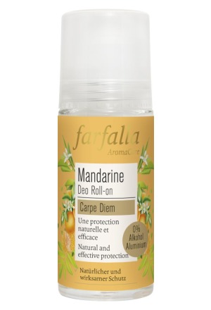 Déodorant à bille au citron FARFALLA Mandarine 50ml Déodorant à bille au citron FARFALLA Mandarine 50ml