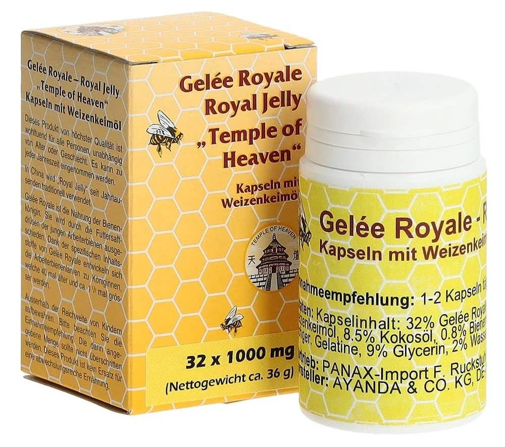 GELEE ROYALE Royal Jelly Capsules ToH Ds 32 pièces