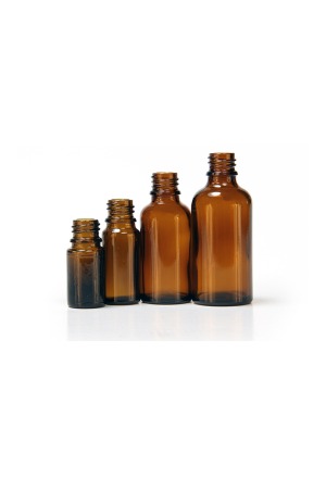 FARFALLA Set de bouteilles vides en verre brun sans bouchon 6 x 10ml FARFALLA Set de bouteilles vides en verre brun sans bouchon 6 x 10ml