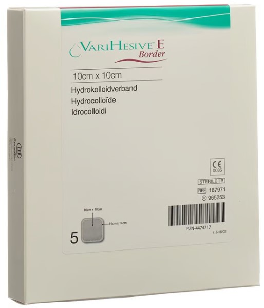 Pansement VARIHESIVE E BORDER 10x10/14x14cm 5 pièces