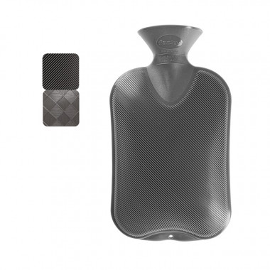 Fashy bouillotte 2l demi-lamelle anthracite