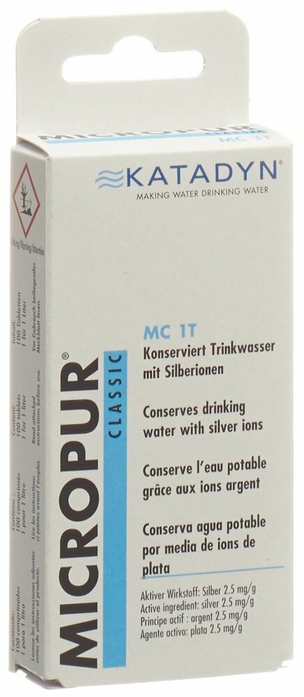 Micropur Classic MC 1T comprimés 100 pièces Micropur Classic MC 1T comprimés 100 pièces