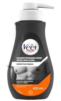 VEET FOR MEN Crème dépilatoire sensiti 400ml