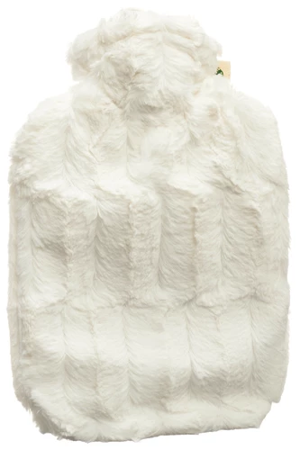 Grenouille bouillotte PVC 1.8l poil long poux vieux rose