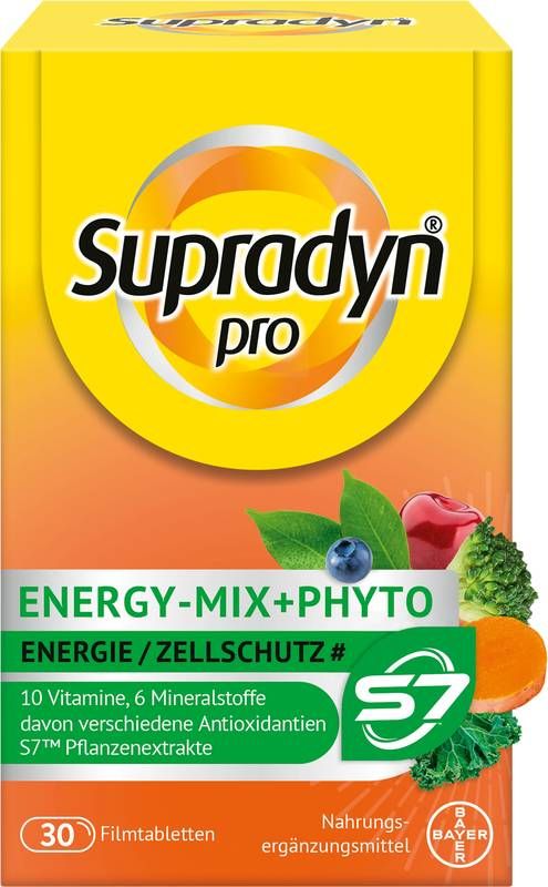 SUPRADYN pro energy-complex+phyto comprimés pelliculés 30 pièces SUPRADYN pro energy-complex+phyto comprimés pelliculés 30 pièces