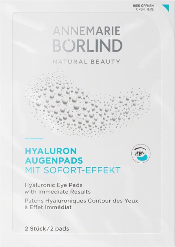 Börlind Pads pour les yeux Hyaluron Effet immédiat 6 pièces Börlind Pads pour les yeux Hyaluron Effet immédiat 6 pièces