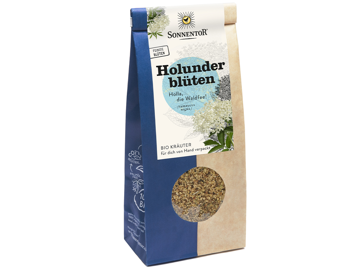 Sonnentor Thé de fleurs de sureau ouvert BIO 80g Sonnentor Thé de fleurs de sureau ouvert BIO 80g