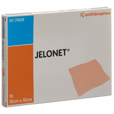 Jelonet gaze de paraffine 10cmx10cm stérile 10 pièces Jelonet gaze de paraffine 10cmx10cm stérile 10 pièces